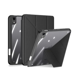   Dux Ducis Magi Series iPad Mini 6 (2021) oldalra nyíló smart tok érintőceruza tartóval, fekete