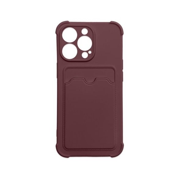 Card Armor Case Samsung Galaxy A32 4G ütésálló hátlap, tok, bordó