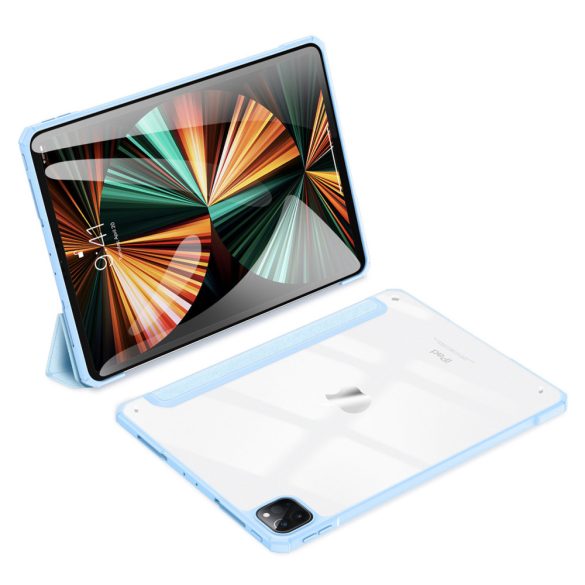Dux Ducis Copa Series iPad Pro 12.9" (2018/2020/2021/2022) oldalra nyíló smart tok, kék