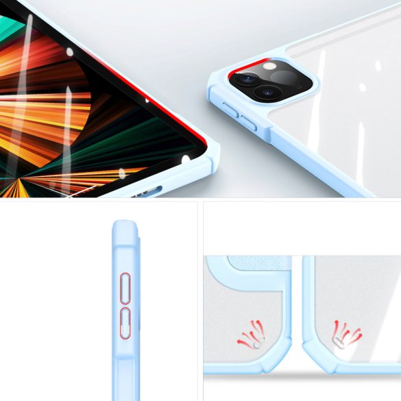 Dux Ducis Copa Series iPad Pro 12.9" (2018/2020/2021/2022) oldalra nyíló smart tok, kék