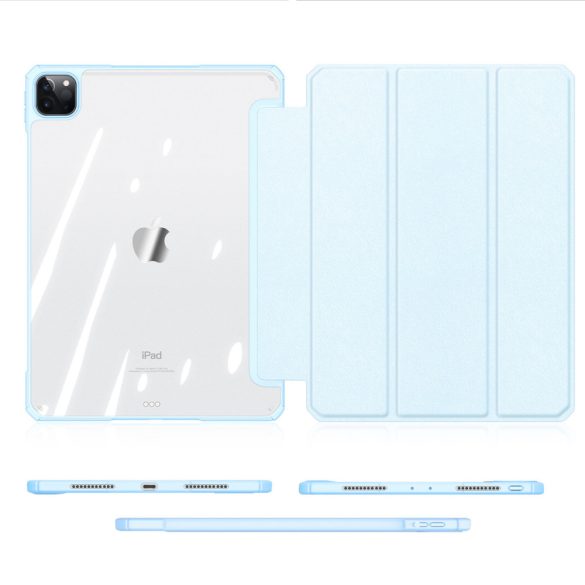 Dux Ducis Copa Series iPad Pro 12.9" (2018/2020/2021/2022) oldalra nyíló smart tok, kék