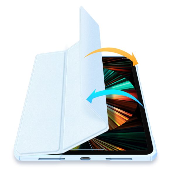 Dux Ducis Copa Series iPad Pro 12.9" (2018/2020/2021/2022) oldalra nyíló smart tok, kék