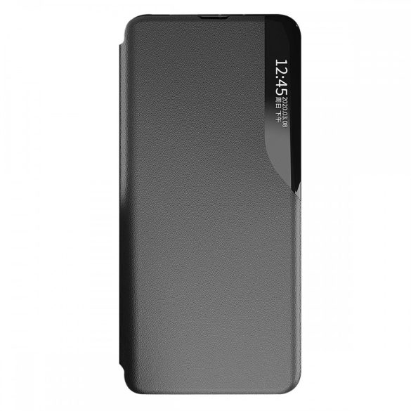 Eco Leather View Case Samsung Galaxy S22 Plus oldalra nyíló tok, piros