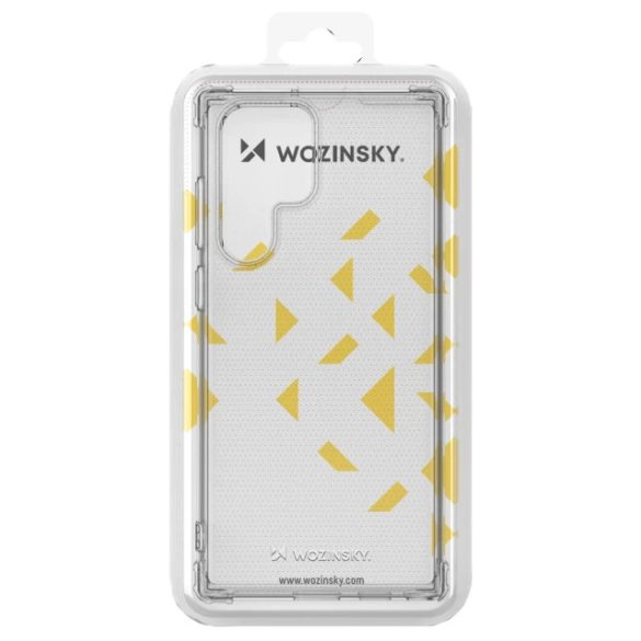 Wozinsky Anti Shock Samsung Galaxy S22 Ultra ütésálló hátlap, tok, átlátszó