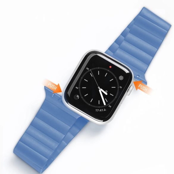 Dux Ducis Magnetic Strap Apple Watch 2/3/4/5/6/7/SE, 42/44/45mm mágneses óraszíj, kék