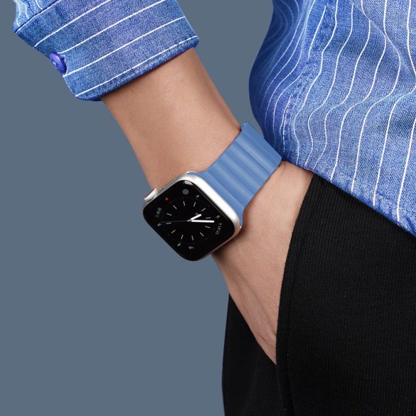 Dux Ducis Magnetic Strap Apple Watch 2/3/4/5/6/7/SE, 42/44/45mm mágneses óraszíj, kék