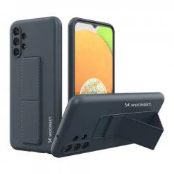   Wozinsky Kickstand Case Samsung Galaxy A23 4G/5G szilikon hátlap, tok, sötétkék