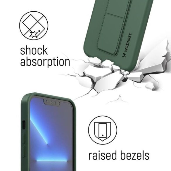 Wozinsky Kickstand Case Samsung Galaxy A23 4G/5G szilikon hátlap, tok, piros