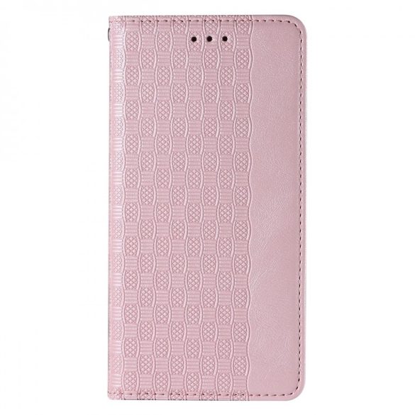 Magnet Strap Case Samsung Galaxy S22 Plus oldalra nyíló tok, rózsaszín