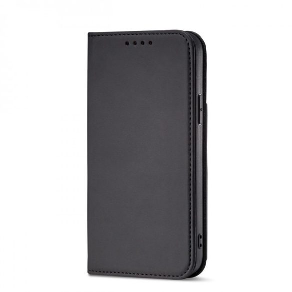 Magnet Card Case Samsung Galaxy S22 Ultra oldalra nyíló tok, fekete