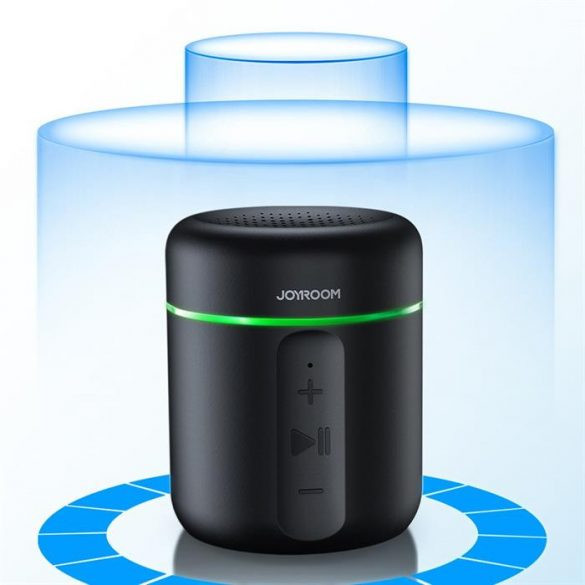 Joyroom JR-ML02 Bluetooth 5.0, Speaker, hordozható hangszóró, vízálló, 5W, 1200mAh, fekete