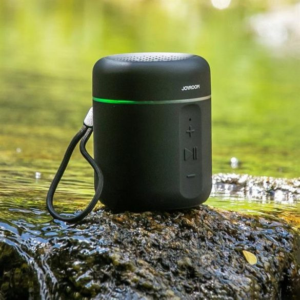 Joyroom JR-ML02 Bluetooth 5.0, Speaker, hordozható hangszóró, vízálló, 5W, 1200mAh, fekete