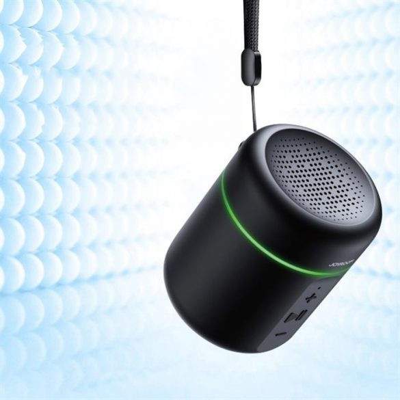 Joyroom JR-ML02 Bluetooth 5.0, Speaker, hordozható hangszóró, vízálló, 5W, 1200mAh, fekete