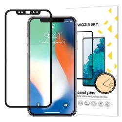   Wozinsky Glass Screen 5D Full Glue iPhone 11/XR teljes kijelzős edzett üvegfólia, 9H keménységű, tokbarát, fekete