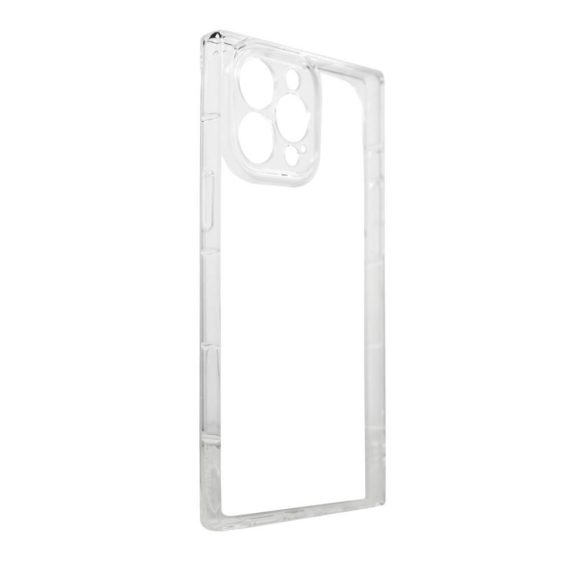 Square Clear Case iPhone 13 Pro hátlap, tok, átlátszó