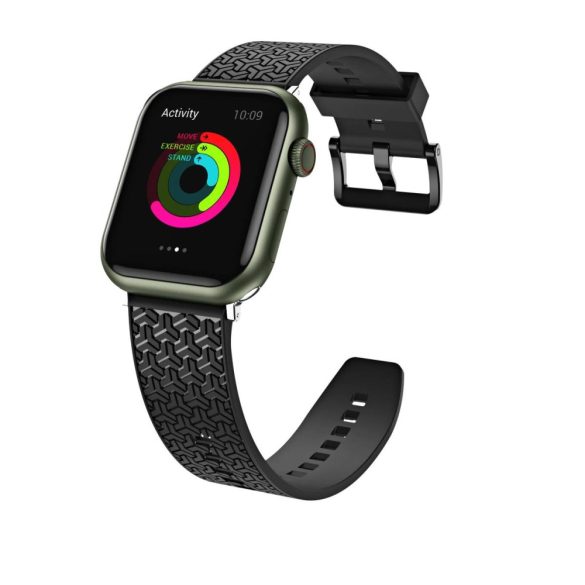 Watch Strap Y strap Apple Watch 7/SE, 42/44/45mm óraszíj, fekete