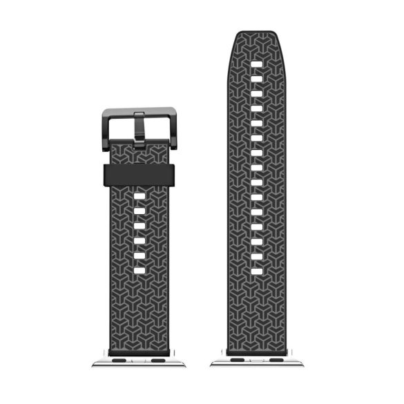 Watch Strap Y strap Apple Watch 7/SE, 42/44/45mm óraszíj, fekete