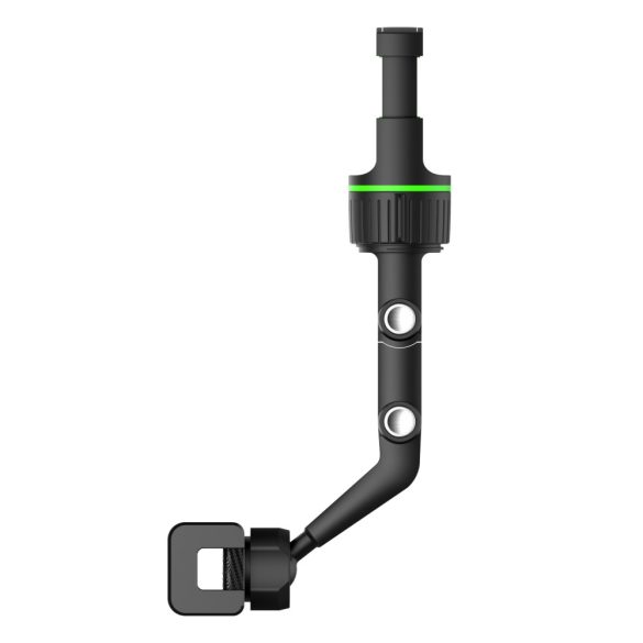 Adjustable Car Rearview Mirror Holder visszapillantóra szerelhető autós telefontartó, fekete-zöld