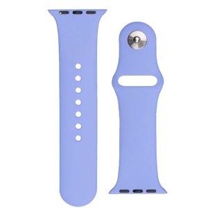 Silicone Strap Apple Watch 2/3/4/5/6/7/8/9/SE, 38/40/41mm szilikon óraszíj, lila