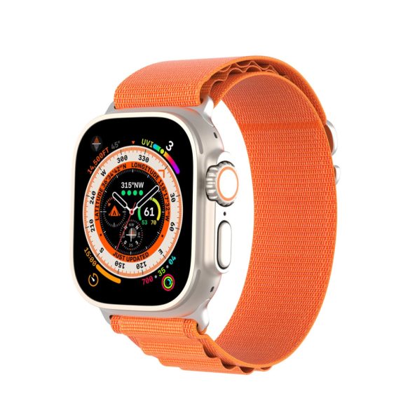 Silicone Strap Apple Watch 2/3/4/5/6/7/8/9/SE/Ultra, 42/44/45/49mm szilikon óraszíj, rózsaszín