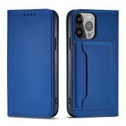   Magnet Card Case Samsung Galaxy A34 5G oldalra nyíló tok, sötétkék