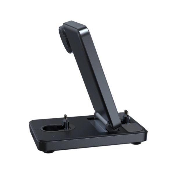 Joyroom JR-WQS02 4in1 dokkoló töltőállomás, iPhone Airpods, Apple Watch készülékekhez 4in1, összecsukható, fekete