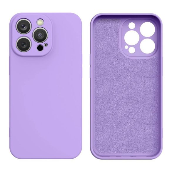 Silicone case Samsung Galaxy A14 4G/A14 5G hátlap, tok, lila