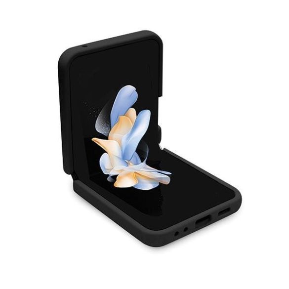 Karl Lagerfeld Samsung Galaxy Z Flip 5 Silicone Ikonik (KLHCZF5SNIKBCK) hátlap, tok, fekete
