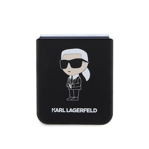 Karl Lagerfeld Samsung Galaxy Z Flip 5 Silicone Ikonik (KLHCZF5SNIKBCK) hátlap, tok, fekete