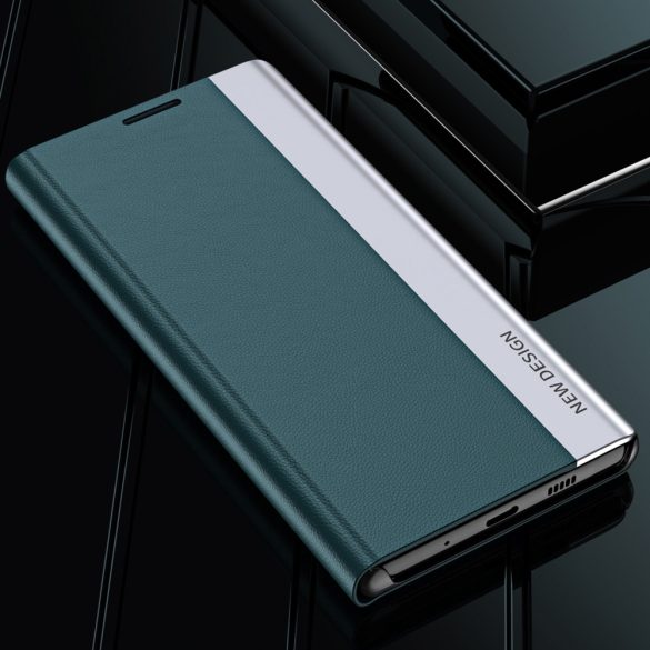 New Sleep Case Xiaomi 13 Lite oldalra nyíló tok, fekete