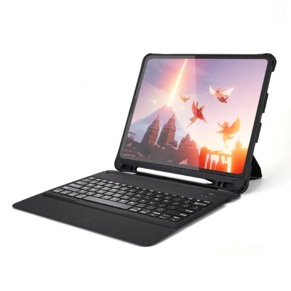 Choetech BH-011 iPad Pro 11" (2021/2022) smart tok Bluetooth billentyűzettel, fekete