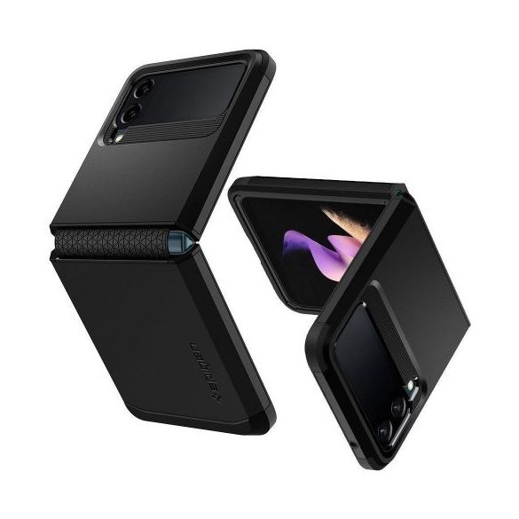 Spigen Thin Fit Samsung Galaxy Z Flip 3 hátlap, tok, fekete
