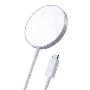   Choetech T517-F Wireless Charger Qi, MagSafe kompatibilis vezeték nélküli töltő, 15W, fehér