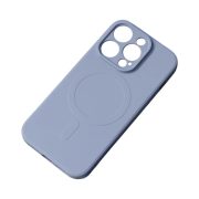   MagSafe Silicone Case iPhone 15 magsafe kompatibilis hátlap, tok, szürke