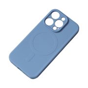   MagSafe Silicone Case iPhone 15 Pro magsafe kompatibilis hátlap, tok, kék