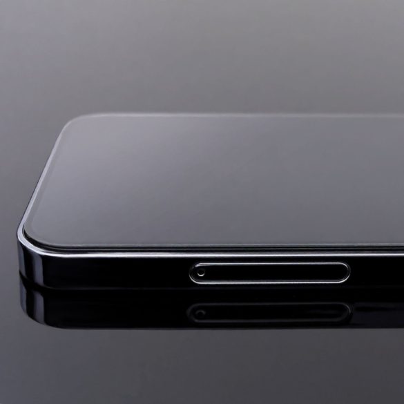 Wozinsky iPhone 15 Pro 5D Full Glue teljes kijelzős edzett üvegfólia (tempered glass), 9H keménységű, tokbarát, fekete