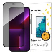   Wozinsky Privacy Glass iPhone 15 betekintés védett edzett üvegfólia (tempered glass) 9H keménységű, fekete