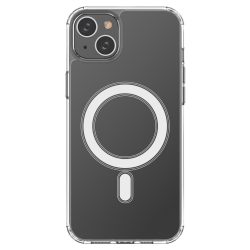   Magsafe Case iPhone 15 magsafe kompatibilis hátlap, tok, átlátszó