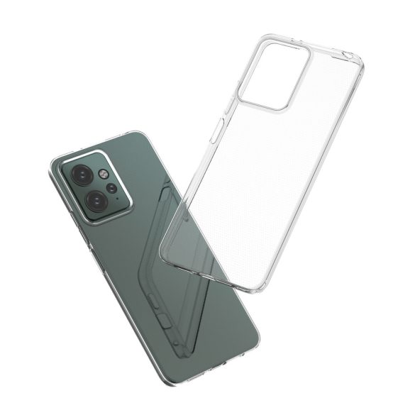 Xiaomi Redmi 12 Slim Case 1 mm szilikon hátlap, tok, átlátszó