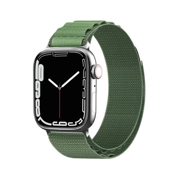 Alpine Strap Apple Watch 1/2/3/4/5/6/7/8/SE/SE2/Ultra, 42/44/45/49mm óraszíj, sötétzöld