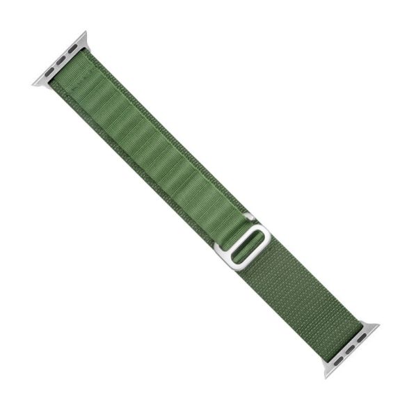 Alpine Strap Apple Watch 1/2/3/4/5/6/7/8/SE/SE2/Ultra, 42/44/45/49mm óraszíj, sötétzöld