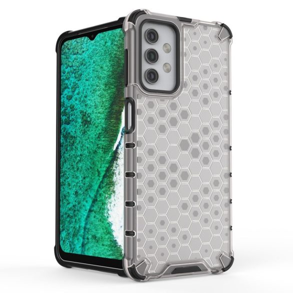 Honeycomb Case Samsung Galaxy A32 5G ütésálló hátlap, tok, fekete