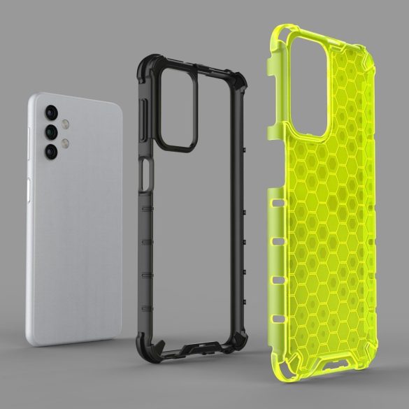 Honeycomb Case Samsung Galaxy A32 5G ütésálló hátlap, tok, fekete