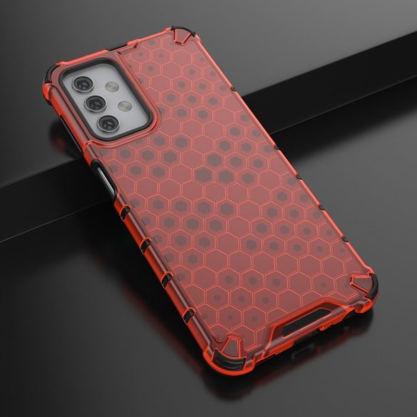 Honeycomb Case Samsung Galaxy A32 5G ütésálló hátlap, tok, piros