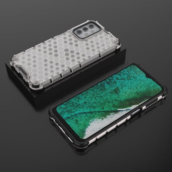 Honeycomb Case Samsung Galaxy A32 5G ütésálló hátlap, tok, átlátszó