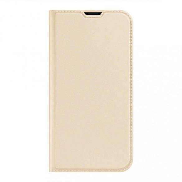 Dux Ducis Skin Pro iPhone 14 oldalra nyíló tok, arany