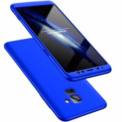   Full Body Case 360 Samsung Galaxy A8 (2018) A530 hátlap, tok, kék