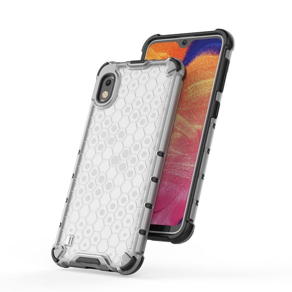 Honeycomb Case Samsung Galaxy A10 ütésálló hátlap, tok, átlátszó