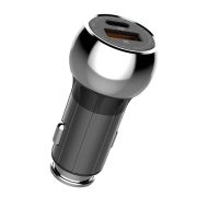   Ldnio C1 Car Charger autós szivargyújtó, QC 3.0 USB-A/USB-C, PD, 36W, fekete