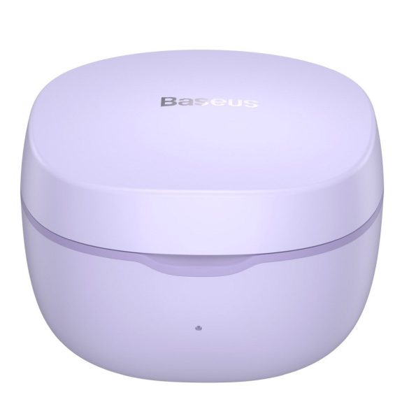 Baseus Encok WM01 Bluetooth 5.0 Earphone, Headset, vezeték nélküli töltés funkcióval, lila